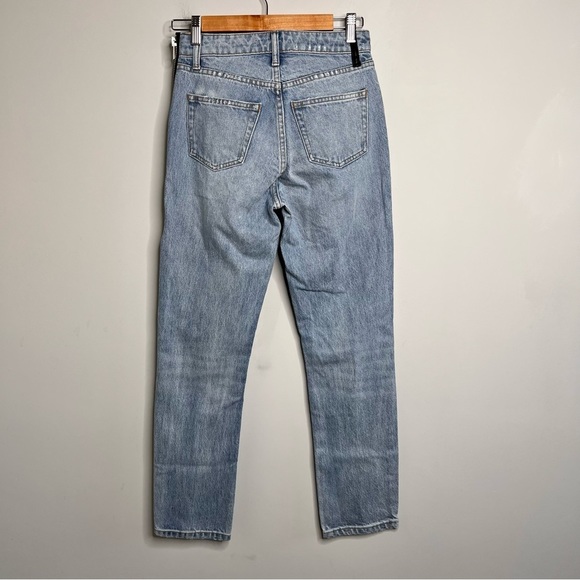 Alexander Wang Womens Size 25 Blue Cult Side Zip Jeans Non Stretch Denim Ankle - Picture 3 of 10